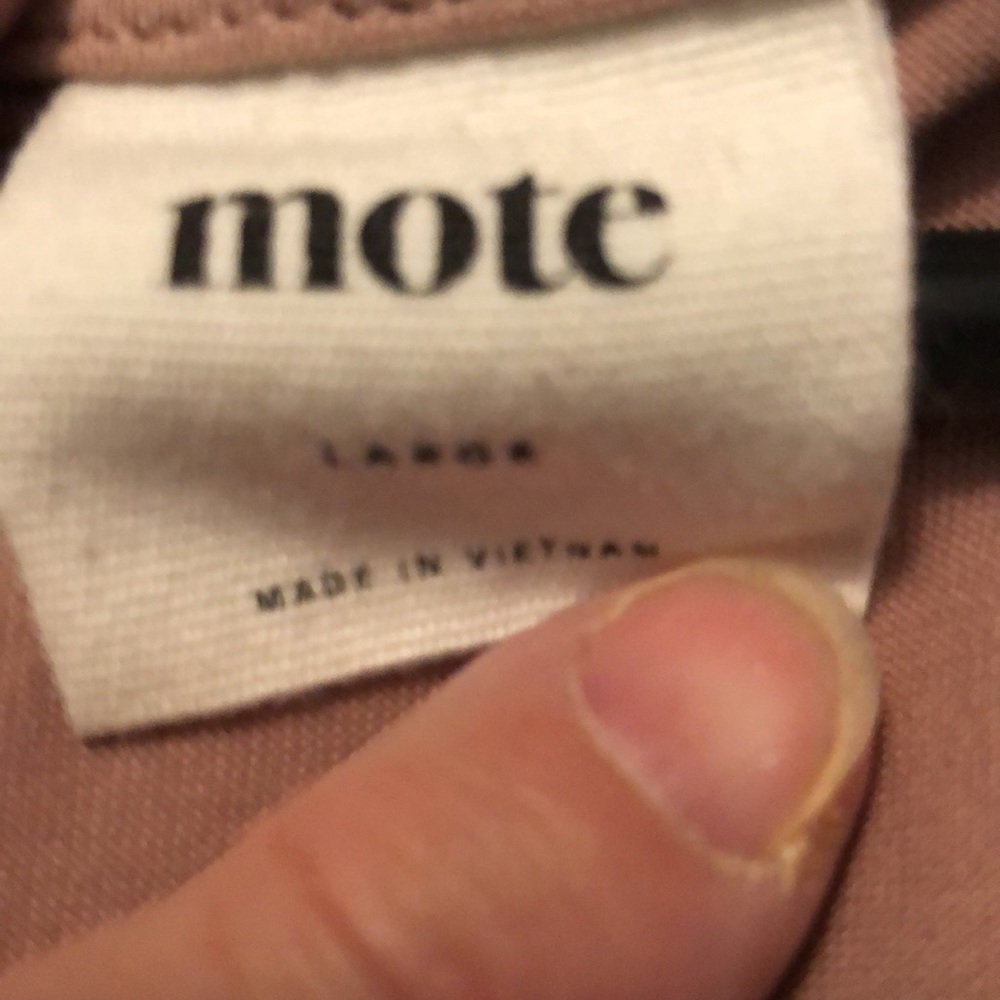 Mote High Low Sleeveless Mauve Pink Blouse EUC - Picture 9 of 9